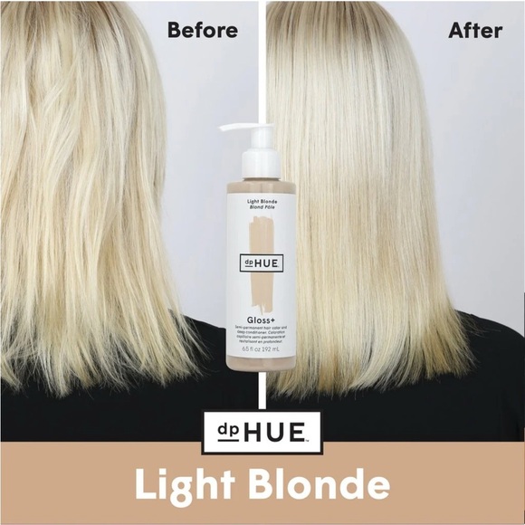 dpHUE Gloss+ Semi-Permanent Hair Color & Deep Conditioner in Light Blonde NEW - Picture 3 of 7